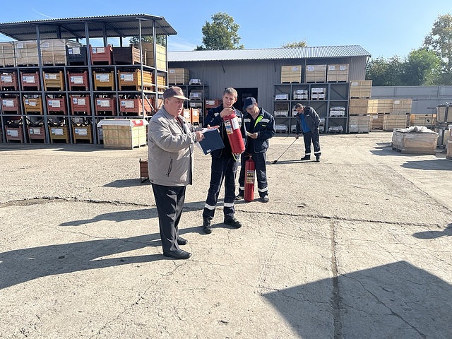 УЗПА провел тренировку по пожарной безопасности в рамках месячника по защите населения от чрезвычайных ситуаций