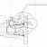 Кран шаровой разборный двухсоставной фланцевый Dn10 Pn 63 Ст. 20 11с45п